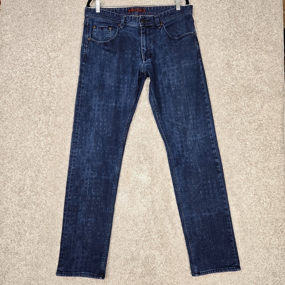 Robert Graham Men's Jeans 34x33 Blue stretch
